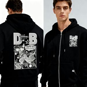 Bandai | Bandai New Arrival Hoodie Mens Cotton Zip Up Jacket Dragon Ball Graphic Sweatshirt Hot Item For Anime Lovers