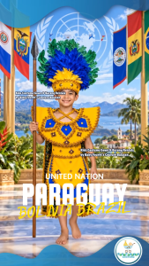 Baby Fourth Couture United Nation Paraguay Ecuador Belize Bolivia Brazil Hand Made Costume for Kids