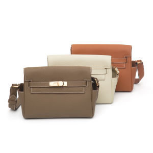 ครึ่งตัว Vasono ด้านบนธัญพืชหนังวัวแท้ผู้หญิงกระเป๋าแจ้งข่าวแบบยูนิเซ็กส์ กระเป๋าเสื้อสายเดี่ยว