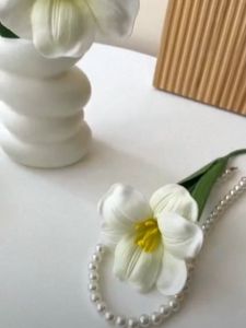 Plastic Flower Vase For Home And Office Nordic Style Drop-proof Vase Home Decoration Hall Office Desktop Decoration
