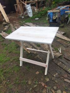 Meja Lipat Kayu ukuran 60x40