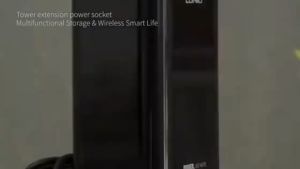 🇸🇬 [In Stock]LDNIO Vertical Power Tower Socket With Wirless Charge USB C Fast Charger PD30W QC3.0 Fast Charge Socket Extension Cord 2 Meter Surge Protector Singapore UK Plug