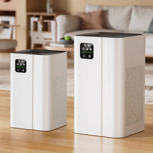 Home Air Purifier Negative Ion Cat Hair Removal Formaldehyde Odor Eliminator Smoking Table Top USB Powered Hepa Filter