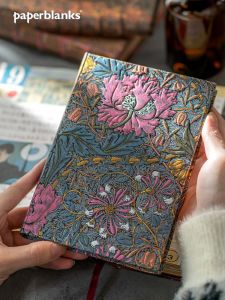 Pink Morris Series Notebook Journal Reading Notes Copybook Student Retro Stationery Cultural Gift Paperblanks Hard Cover