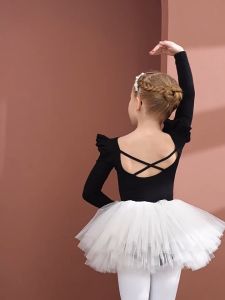 Váy Múa Ba Lê Dài Tay Cộc Tay KIDSBALLET Váy Múa Rời Lưng Dây Chân Váy Trơn Váy Múa Cho Bé Váy Múa Bale Váy Múa Trẻ Em