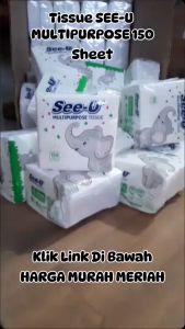 [20 Pcs] See-U Multipurpose - Tissue Kuliner (Meja Makan) Tissue see u Gajah 150 sheet / SEE U MULTIPURPOSE GAJAH