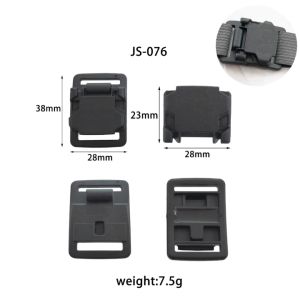 หัวเข็มขัดพลาสติกแม่เหล็ก หัวเข็มขัดกระเป๋า หัวเข็มขัดกระเป๋าเป้ plastic magnet buckle JS-076