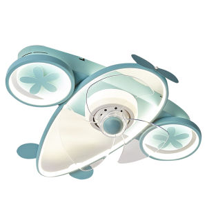 Cartoon Plane Design Eye-protective Ceiling Light for Childrens Bedroom