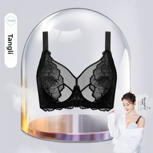 Large Size Thin Bra For Big Chest Smoothing Side Breasts Support Lifting Anti Sagging