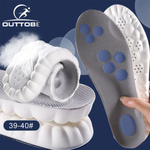 Outtobe Insoles Sport Insoles Massage Shoe Insoles Free Cutting Insoles Breathable Shoe Pad Shock Absorption Non-slip Massage Pads Sweat-absorbent Sports Insoles for Walking Running Long Standing