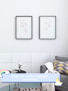 3D Wall Stickers Wallpaper Self-adhesive Thicken Anti-collision Wall Mat Pad Kids Bedroom Living Room Soft Foam Cushion