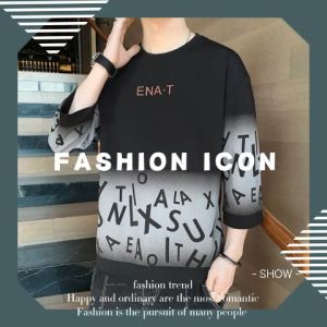 QJshop  Sale 📢เสื้อยืดแฟชั่นคอกลมเสื้อผู้ชายงานปังงงมากผ้าเนื้อดีนุ่มสบายใส่แล้วไม่ร้อน สกรีนลายมาแบบจุกๆของมันต้องมี‼️