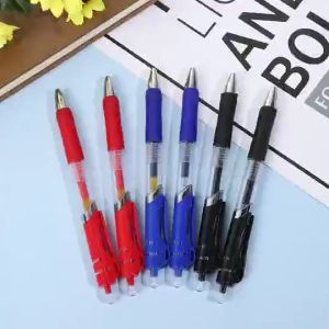 5PCS Press Neutral pen Students use exam black water-based pen refill 0.5mm press carbon pen pen ink pen signature pen