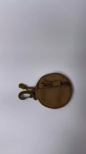 1Pcs Mini Pouch Keychain Holder Zipper Earphone Key Wallet Coin Purses Utility Outdoor Hiking Hunting Accessories Waist Bag