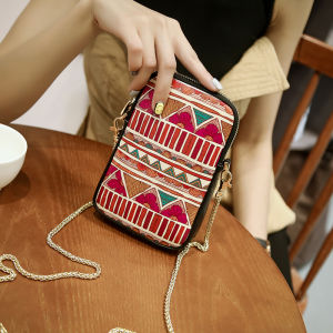 Cute Cartoon Zipper Wallet Womens Crossbody Phone Bag Summer New Style Korean Version Small Bag Youth Fashion Synthetic Leather