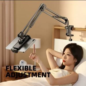Mobile Phone Tablet Holder Flexible Lazy Tablet Stand Upgraded 4-12.9Inch Applicable Adjustable Long Arm Holder For Bed Cellphone Holder
