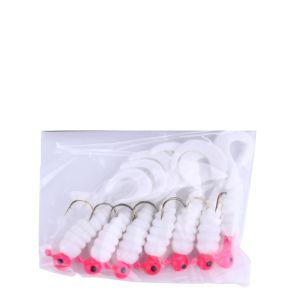 7 Chiếc Nhiều Màu 50 Mm Silicone Giun Mồi Mềm Có Móc 2.6G Wobblers Mồi Câu Cá Cho Cá Chép Zander Cao Su Nhân Tạo Jig