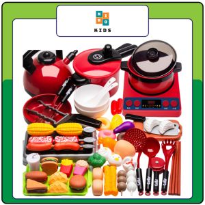 Bộ đồ chơi nấu ăn cho bé gái trai thông minh từ 2 đến 3 tuổi phát triển trí tuệ bằng nhựa cao cấp nhập khẩu