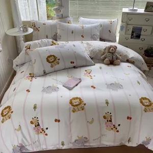 MR.DANYE | Cute Cartoon Childrens Cotton Bed Sheet Set