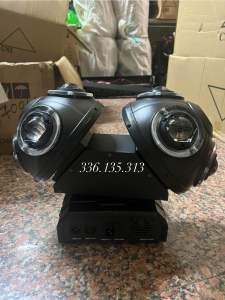 Đèn sân khấu đèn moving ball 2 đầu 8 bóng viền led đèn moving 2 đầu viền led