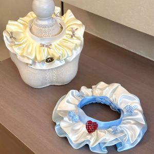 Adorable Cat And Dog Saliva Towel Original Fashion Scarf Neckwarmer Pet Supplies for Spring Cute Pet Accessories Tiff Brand