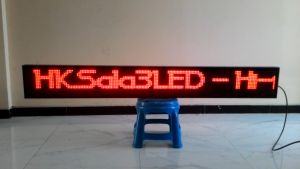 Running Text 20x170cm Merah Wifi Outdoor