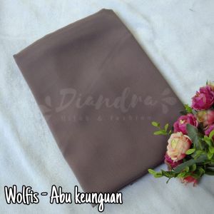 Diandra Hijab Jilbab Instan XXXL Pet Antem Wolfis Wolpeach Premium Khimar Jumbo Murah Kerudung Jumbo