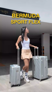 MYESCAPE BERMUDA SPORT FLEX กระเป๋าเดินทางล้อลาก โครงซิปขยายได้ 25% มี TSA Lock รับประกัน 5 ปี