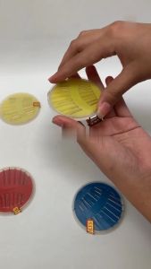 Klik-Beli (PAKET SPECIAL ISI 6 PCS) Jarum Jahit Set Piring Jarum Tangan Isi 12 / Assorted Needle Compacts / Jarum Stainless Bulat Mika