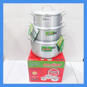 Bộ nồi - Nồi nhôm Kim Hằng T3 kiểu nhật nhỏ chính hãng