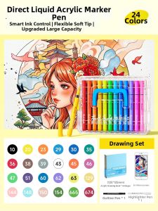 Touch mark | Non-Bleed Stackable Odorless Fine Art Marker Pen