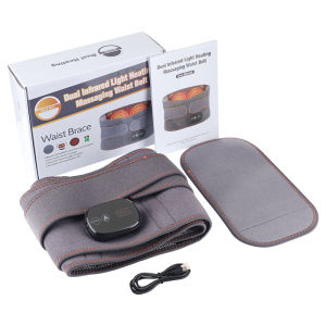 Hailicare | Electric Heating Waist Massager Vibration Hot Compress Lumbar Brace Belt Waist Massage Back Support Relax Blood Circulation