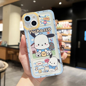 Pachat Dog Cute Girl Style Silicone Phone Case for Apple iPhone 14 13 pro Max 12 Mini 15 Transparent XS 7 Anti-Fall Protection 6s