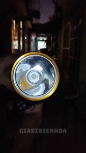Đèn Pin Đội Đầu Pin Sạc 1 Bóng 80W Ánh Sáng Vàng Siêu Sáng Kèm Bộ Sạc Có Led Báo Đầy