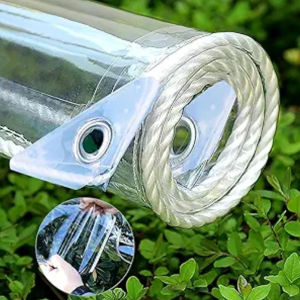 Transparent Plastic Rainproof Film Outdoor Waterproof Tarpaulin Terrace Succulent Plant Insulation Tent Balcony Awning Tarpaulin