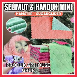 HANDUK & SELIMUT MINI HAMSTER SUGARGLIDER KUCING (kode2)