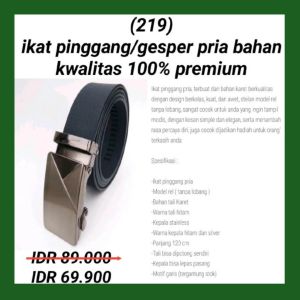 ikat pinggang gesper pria