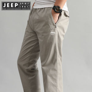 JEEP SPIRIT 1941 ESTD Mens Pants Casual Pants Summer Loose Straight Leg Large Size Fashion Spring Autumn Outdoor Loose Leg Fashion New Straight Leg Workwear