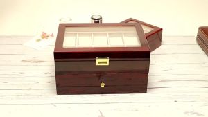New 6 or 12 Slots Wooden Watch Box Watch Display Case Holder Storage Organizer