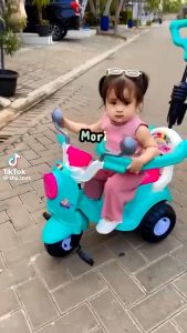 SHP Mori 702 sepeda anak roda tiga dorongan besi SERI TERBARU