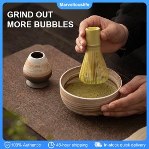 Green Tea Powder Whisk Bamboo Tea Brush Chasen Brush Tools Matcha Kitchen Bar Supplies