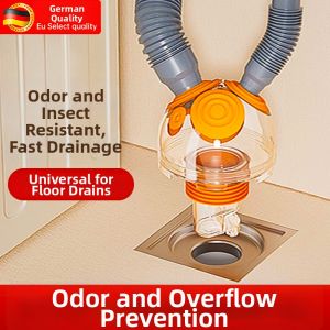 Anti-Odor & Overflow Preventive Drain Pipe Fitting