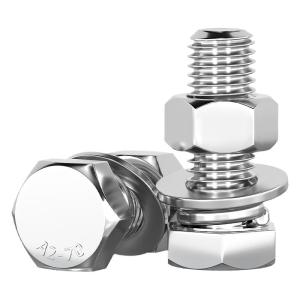 TIANZHUOJINSHU | Stainless Steel Hex Socket Screws Nut Set Long Bolts