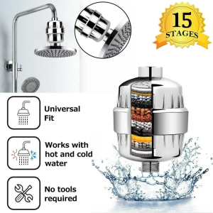 Small House hold Shower Head Multi-level Filter  Bathroom Bathing Set Universal Water Purification And Chlorine Removal