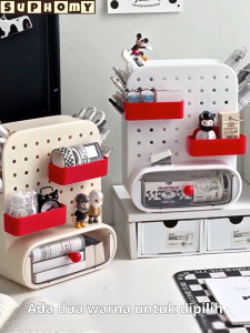 Pen Holder Stationary Desk Organiser Desktop Organizer Cosmetic Rack Mini drawer Pegboard rack Pegboard organizer
