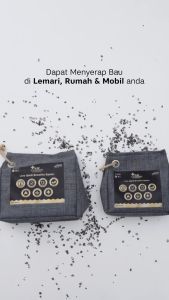 New Air Carbon Charcoal Bamboo Purifying Kantong Arang Bambu Nano Ion Penghilang Bau Lemari Mobil Rumah Anti Lembab