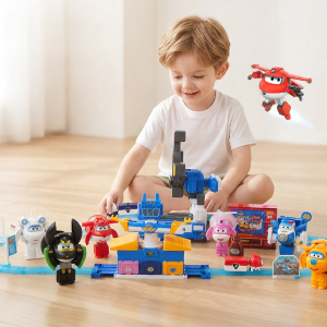 AULDEY | Early Educational Intelligent Electric Track Car Toy 3-6 Year Old Boys and Girls Gift Box
