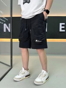 Quần Short Nam Thường Ngày Mỏng Năm Mảnh Cạp Cao Ống Đứng Rộng Rãi Mùa Hè Quần Áo Trẻ Trung Thoải Mái