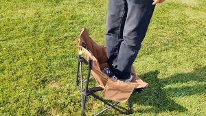 ‼️1แถม1‼️ เก้าอี้แคมป์ปิ้ง เกียร์สามปรับได้ เก้าอี้สนาม พับได้ แบบพกพา ปิคนิค แถมถุงเก็บ รับน้ำหนัก 200KG กันน้ำ ทนแดด ไม่อับชื้น ระบายอากาศได้ดี ทำความสะอาดง่าย