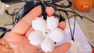 【Color Black & White】Aroma Stone Fragrance Bathroom & Car 樱花汽车挂件香薰扩香石持久淡香家居车内除味